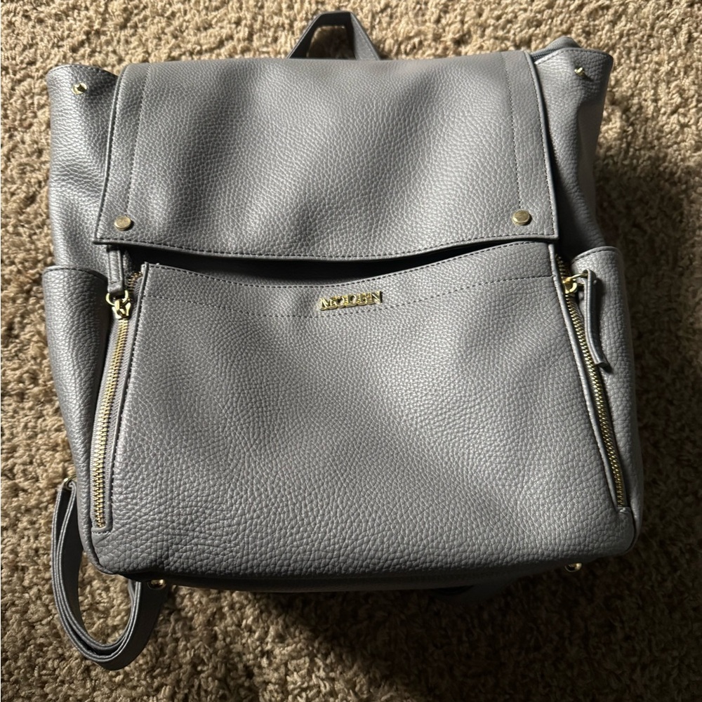 Gray Backpack/Diaper Bag